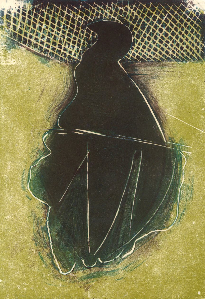 Pájaro, 2018 (linograbado) de Matthew Hilton