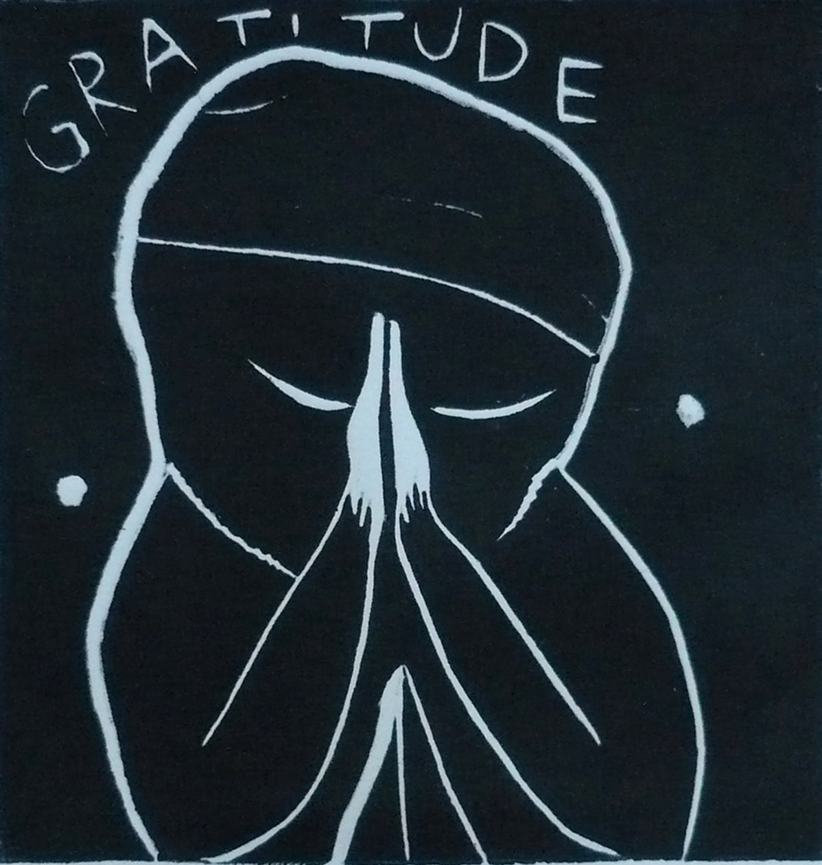 gratitud, 2005 (linoprint) de Matthew Hilton