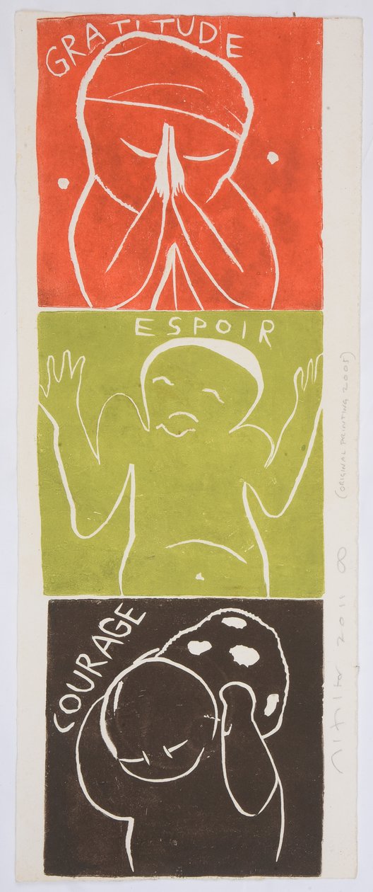 lema uno, 2006 (linograbado) de Matthew Hilton