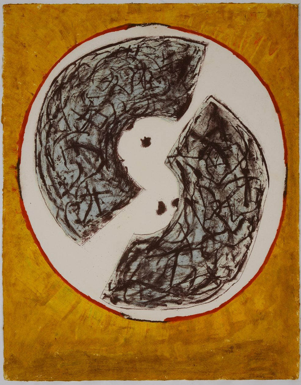 via incarnata, 2008 (litografía y estarcido) de Matthew Hilton