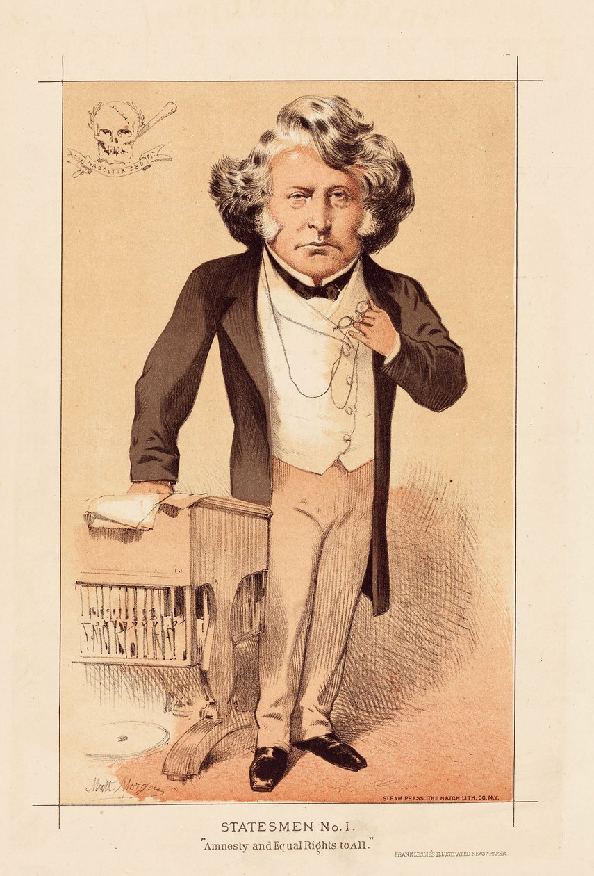 Estadista No 1, Amnistía e Igualdad de Derechos para Todos, pub. 1871 de Matthew