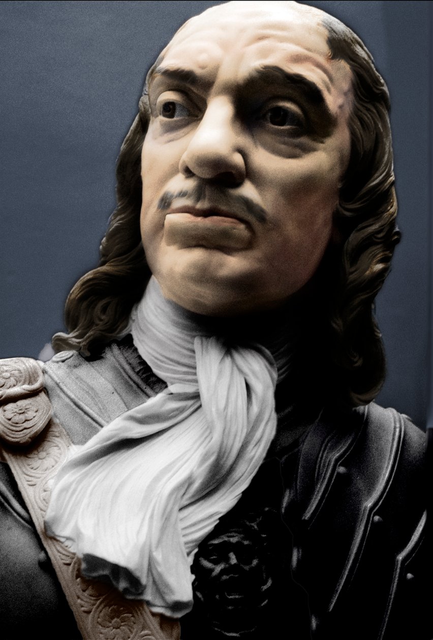 Busto del Lord Protector Oliver Cromwell, 1860 de Matthew Noble