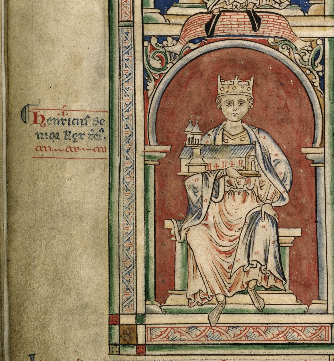 Enrique I de Inglaterra De la Historia Anglorum, Chronica majora de Matthew Paris