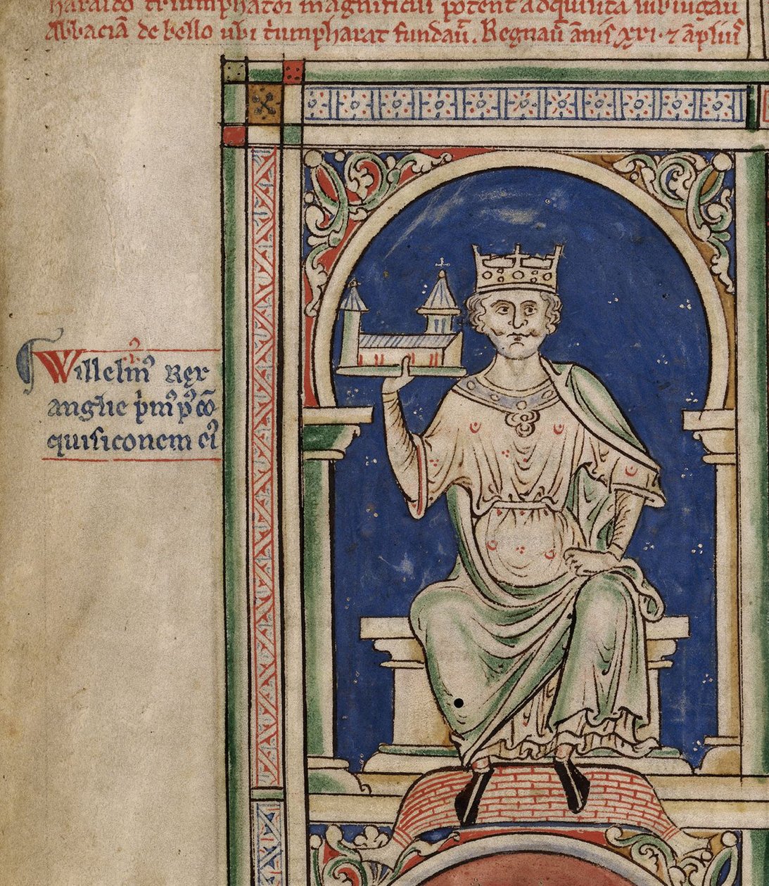 Guillermo I de la Historia Anglorum, Chronica majora de Matthew Paris