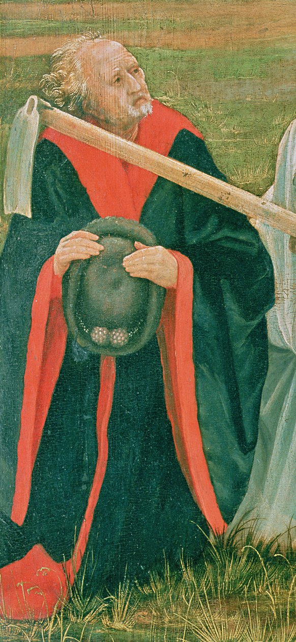 Retablo de Nuestra Señora de las Nieves, c.1519 (detalle) de Matthias Grünewald