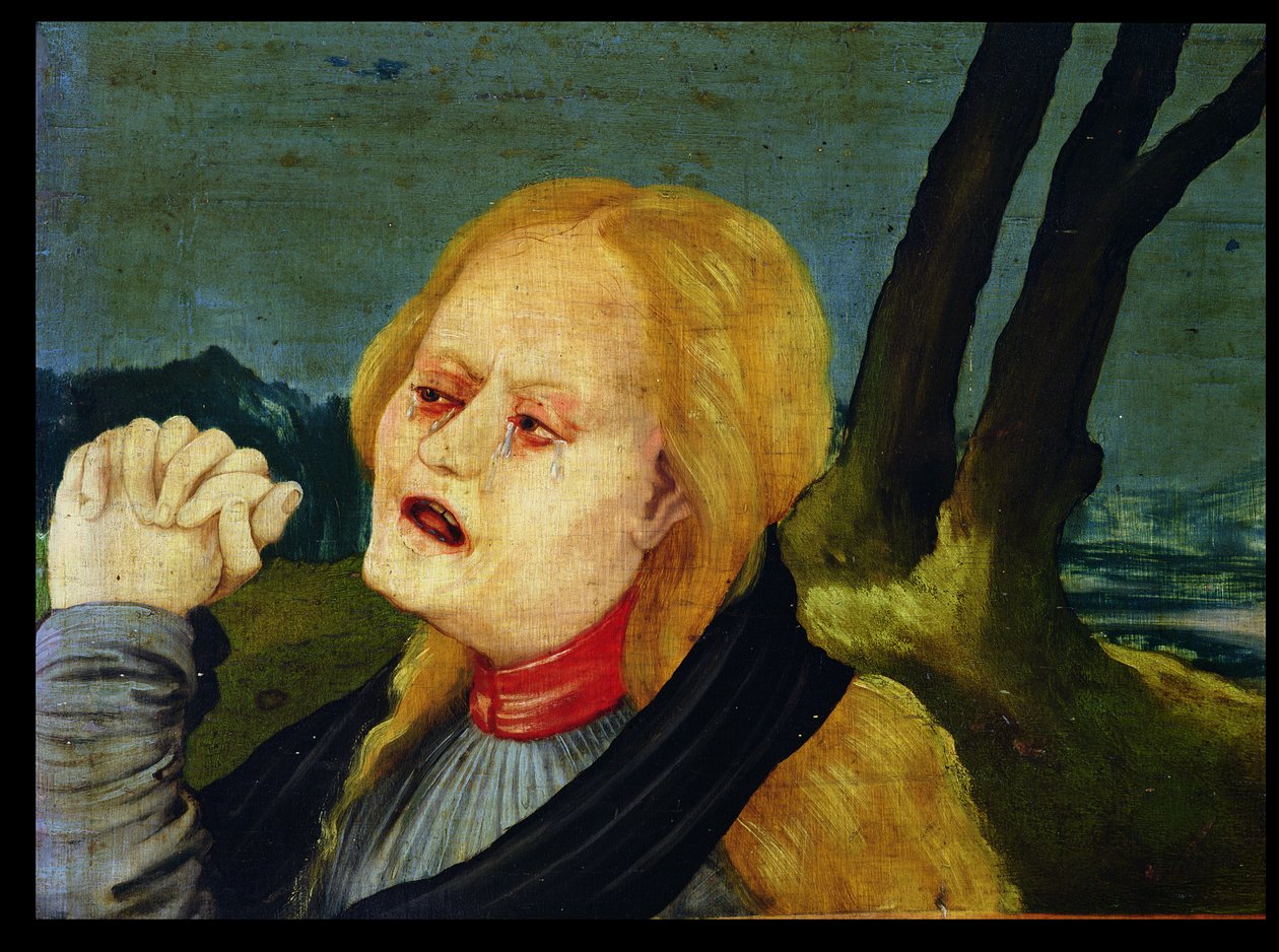 María Magdalena del panel predela del Retablo de Isenheim, c.1512-16 de Matthias Grünewald