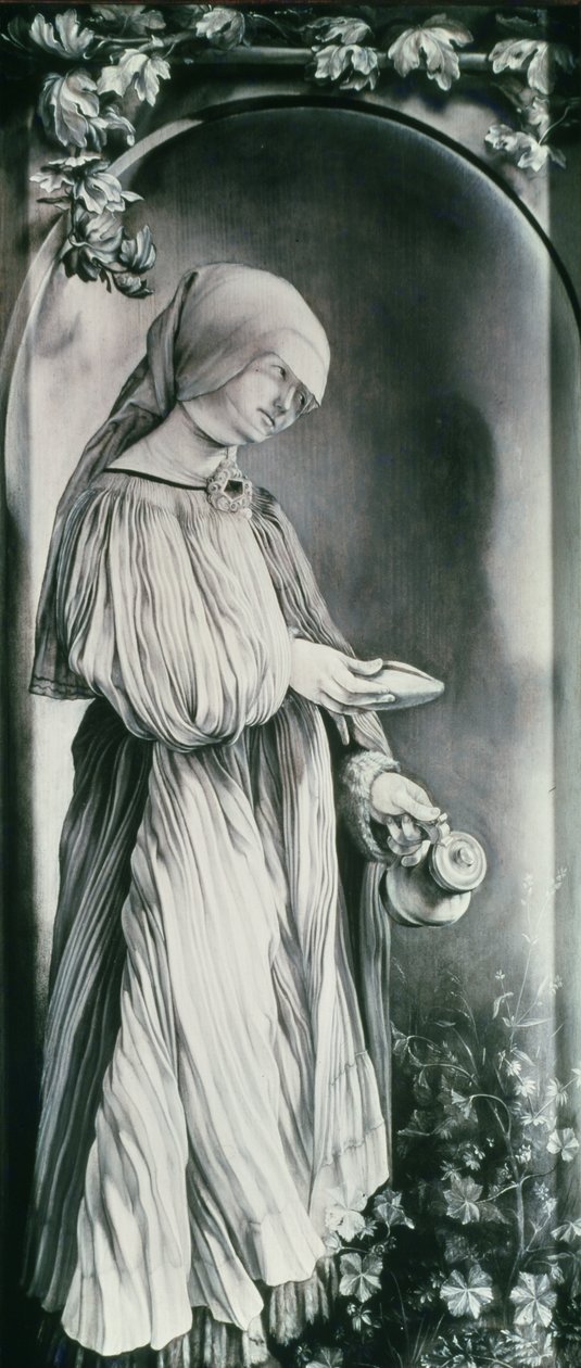 Santa Isabel (grisalla) de Matthias Grünewald