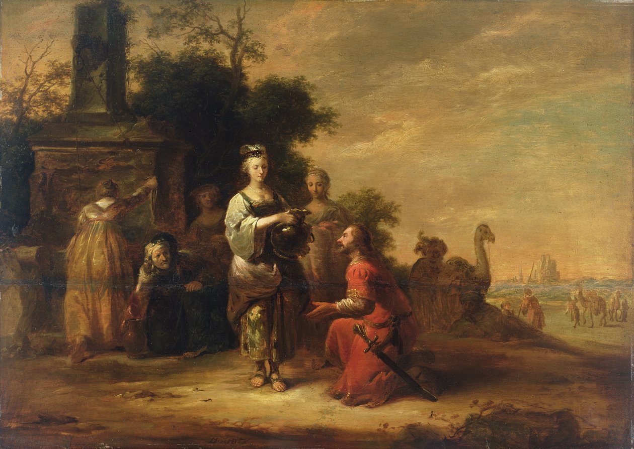 Rebeca y Eliezer de Matthias Scheits