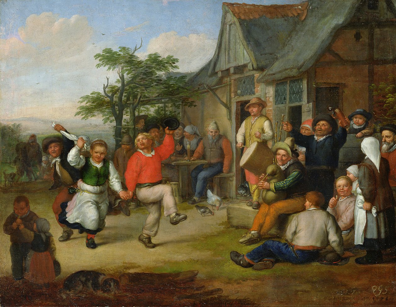 La danza de los campesinos, 1678 de Matthias Scheits