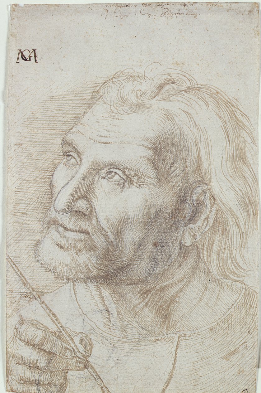 Copia del Autorretrato de Erlanger de Matthias after Gruenewald