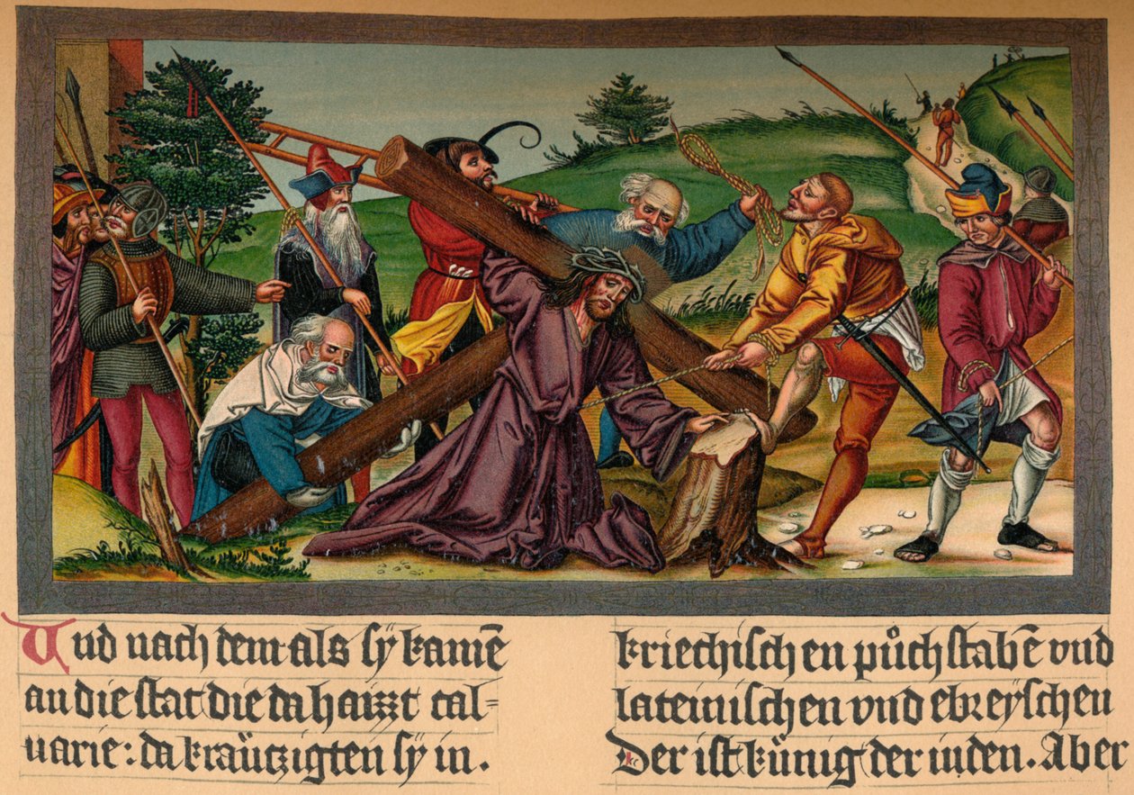 Cristo en el camino al Calvario, c1530, 1907 de Matthias Gerung