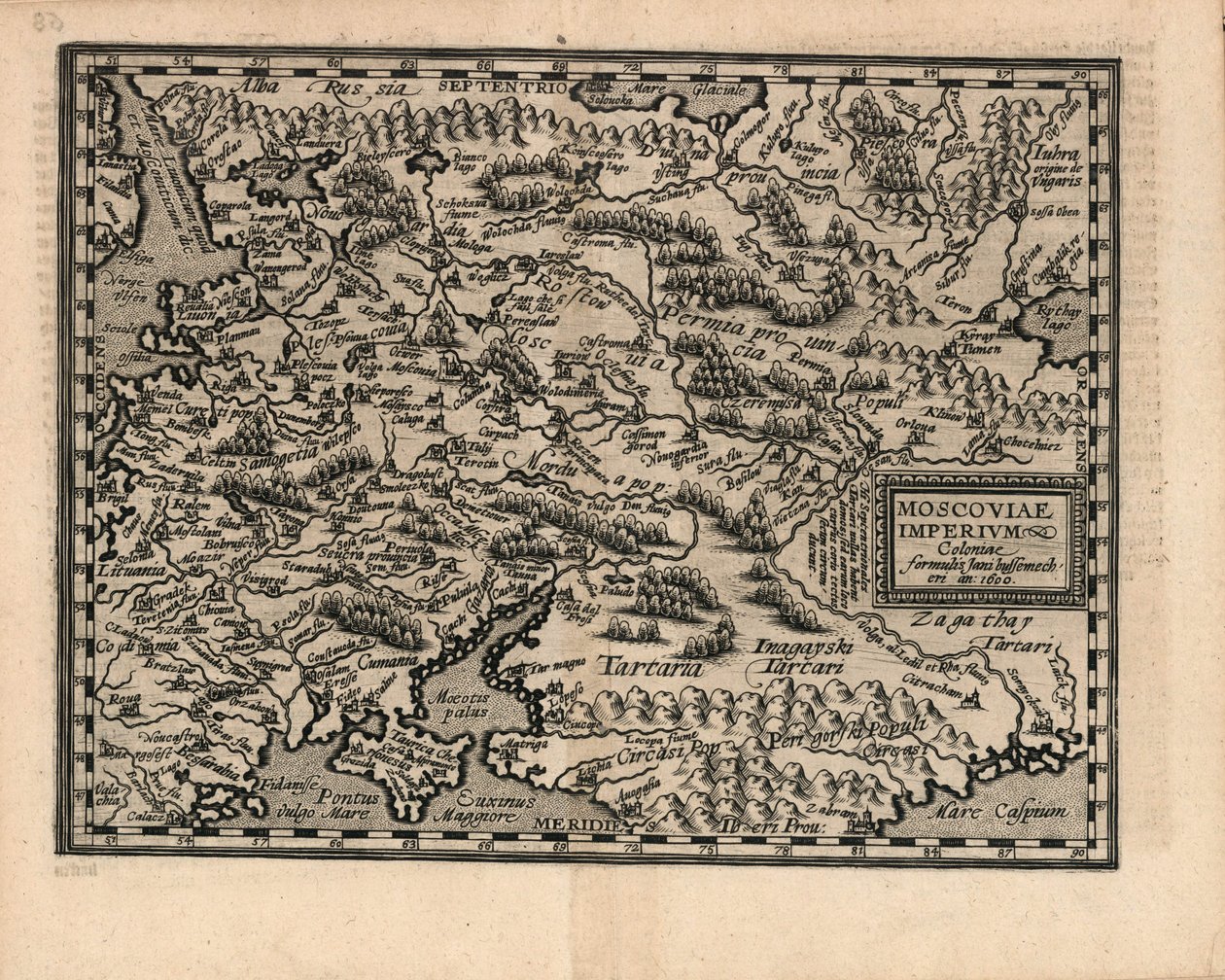 Imperio de Moscovia, 1600 de Matthias Quad