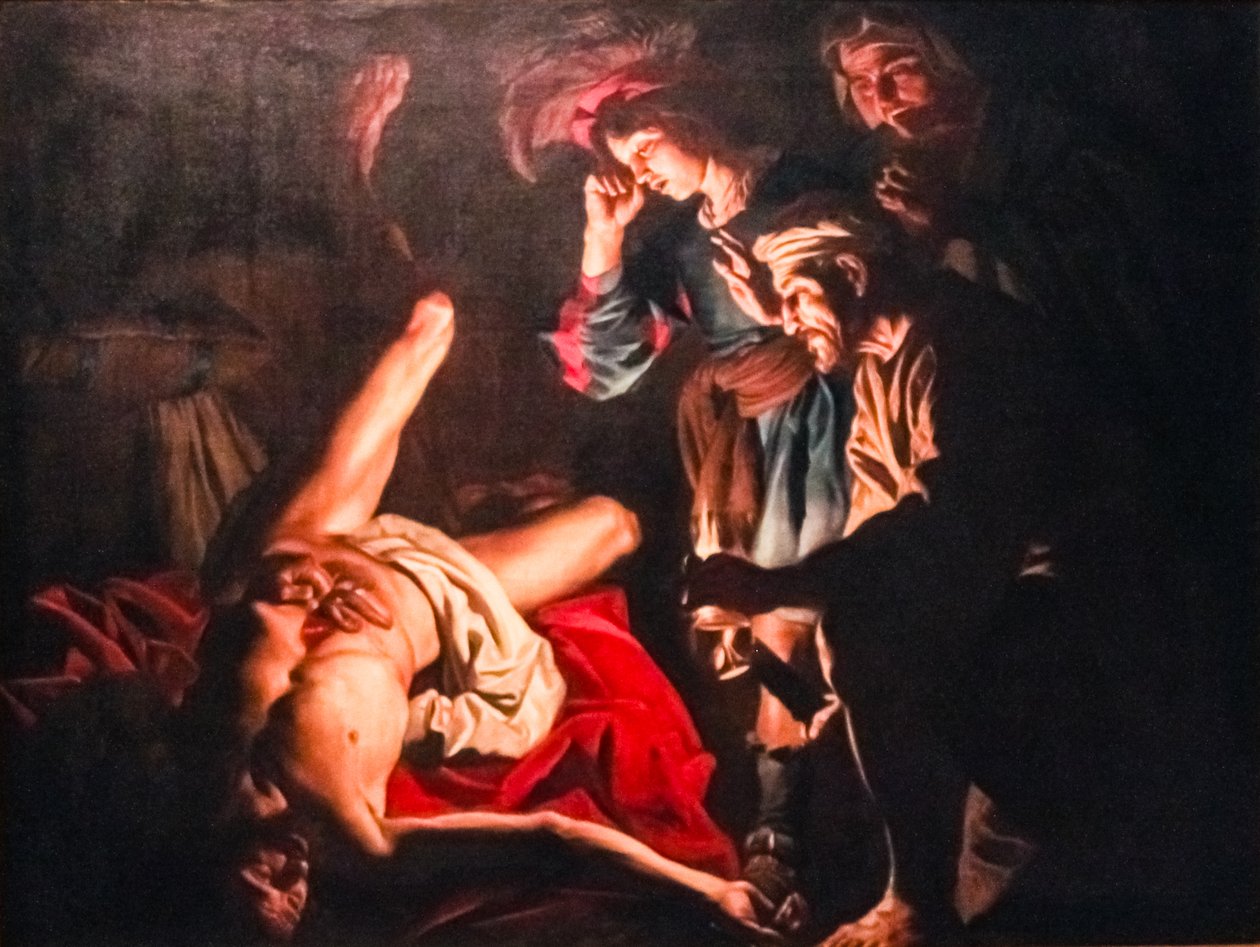 Muerte de Catón de Matthias Stom