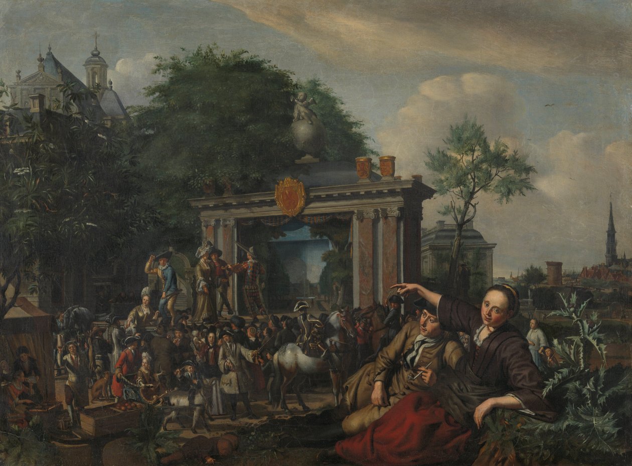 Representación Teatral al Aire Libre de Matthys Naiveu