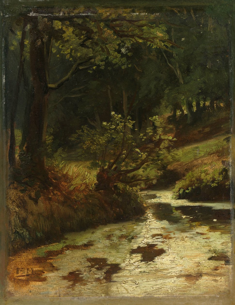 Arroyo en el bosque cerca de Oosterbeek
Un arroyo en el bosque cerca de Oosterbeek de Matthijs Maris