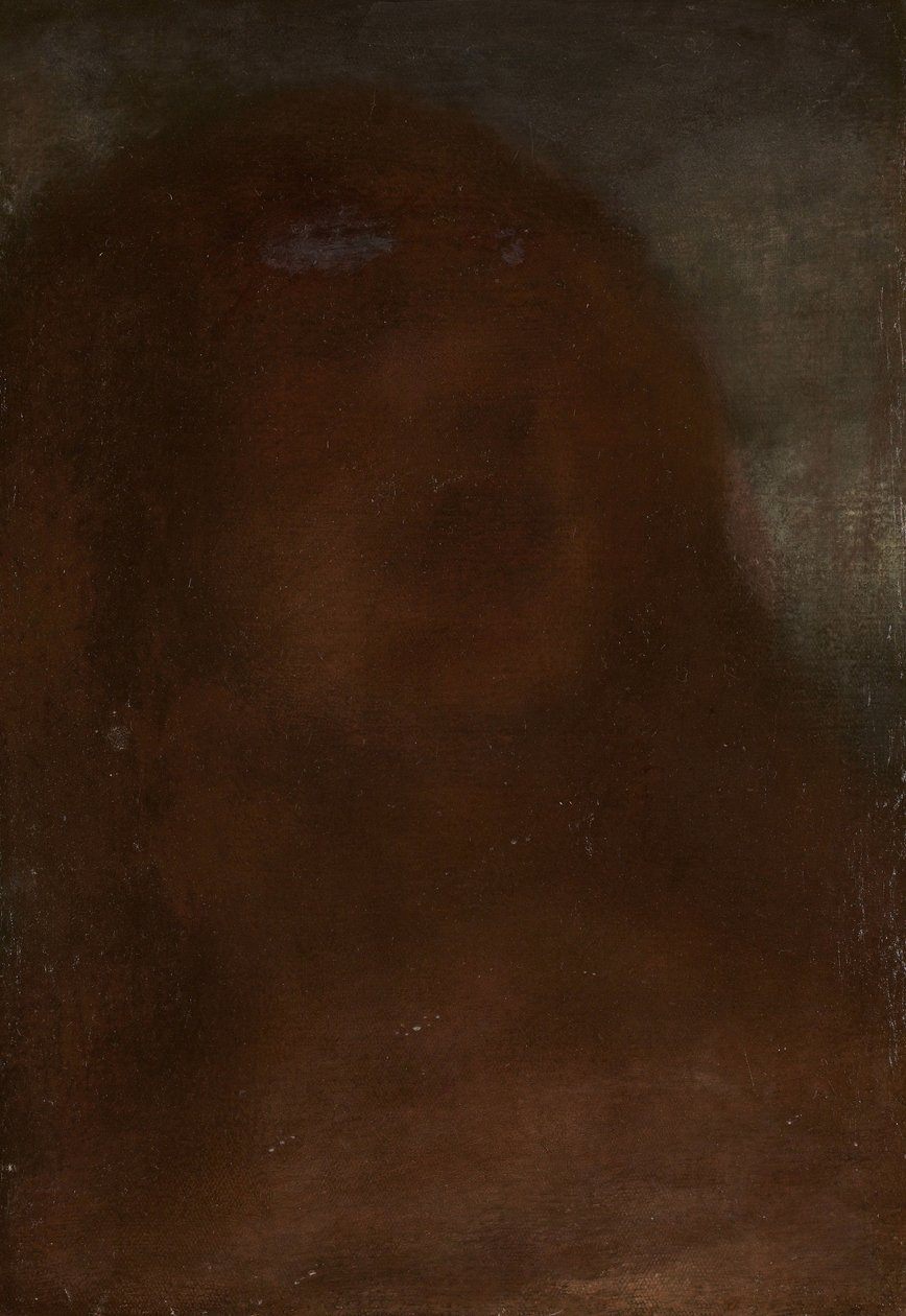 Cabeza de una mujer, llamada "Una bella". de Matthijs Maris
