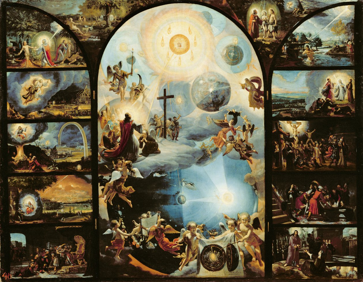 Alegoría de la creación del cosmos de Matthys Naiveu