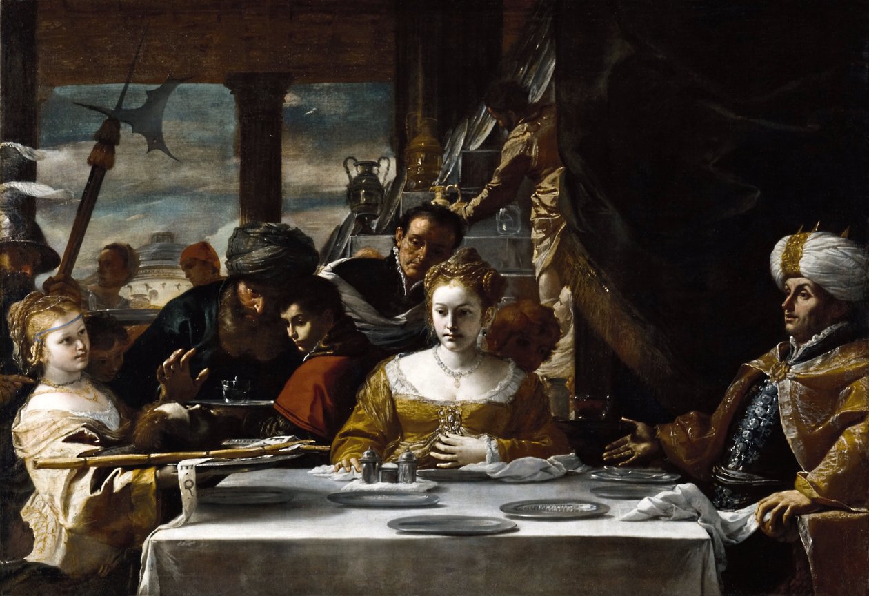 Banquete de Herodes de Mattia Preti