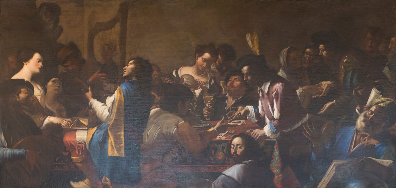 Alegoría de los cinco sentidos de Mattia (1613 99) Preti