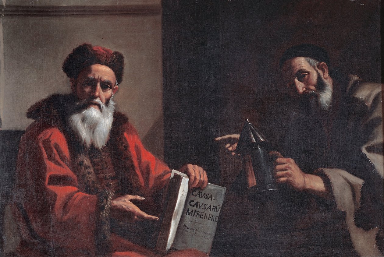 Diógenes y Platón, 1649 de Mattia Preti