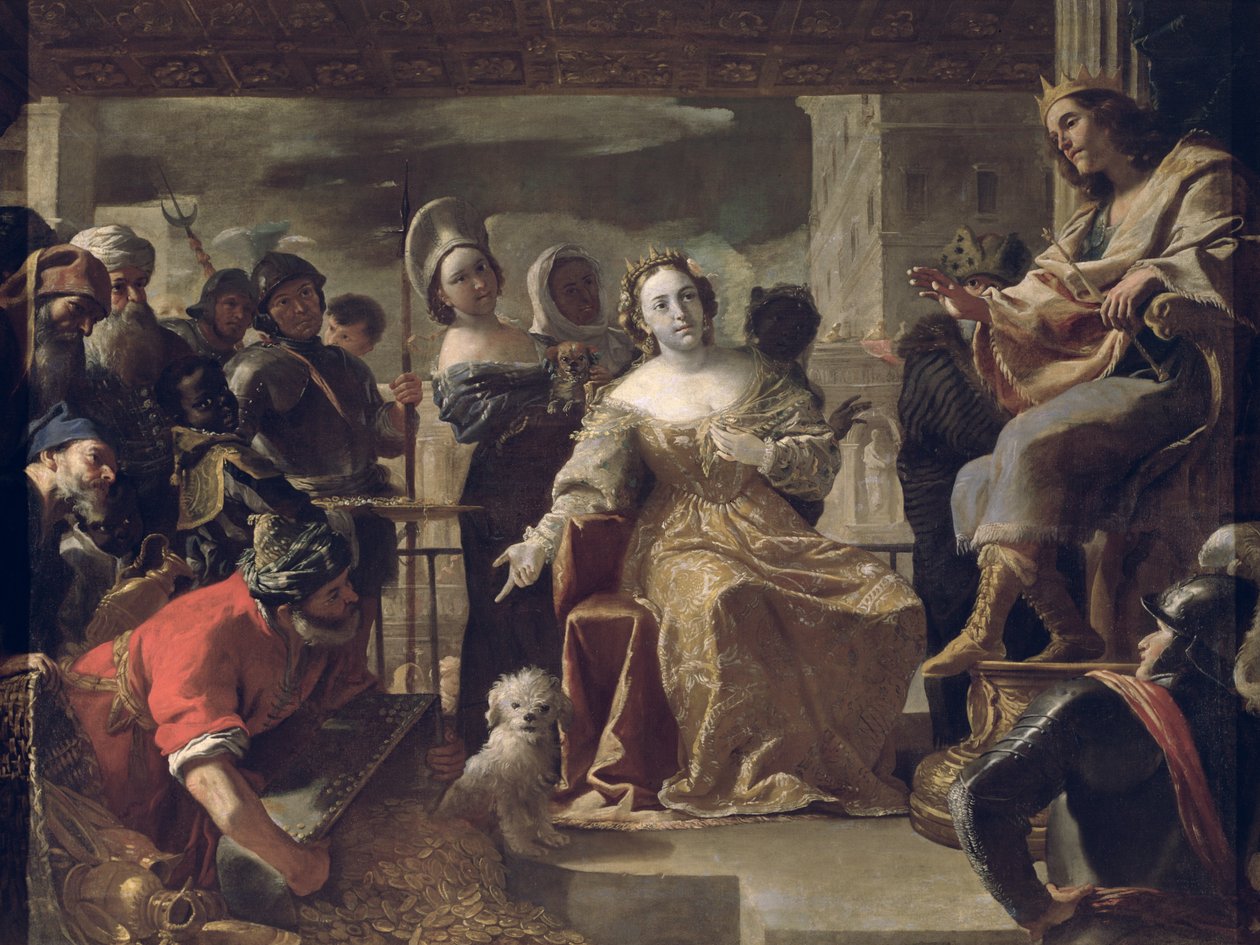 La reina de Saba ante Salomón de Mattia Preti