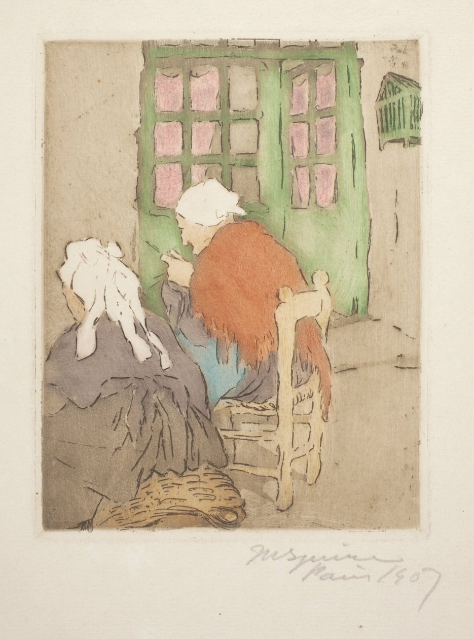 La Porte Verte (La Puerta Verde) (Punto) de Maud Hunt Squire