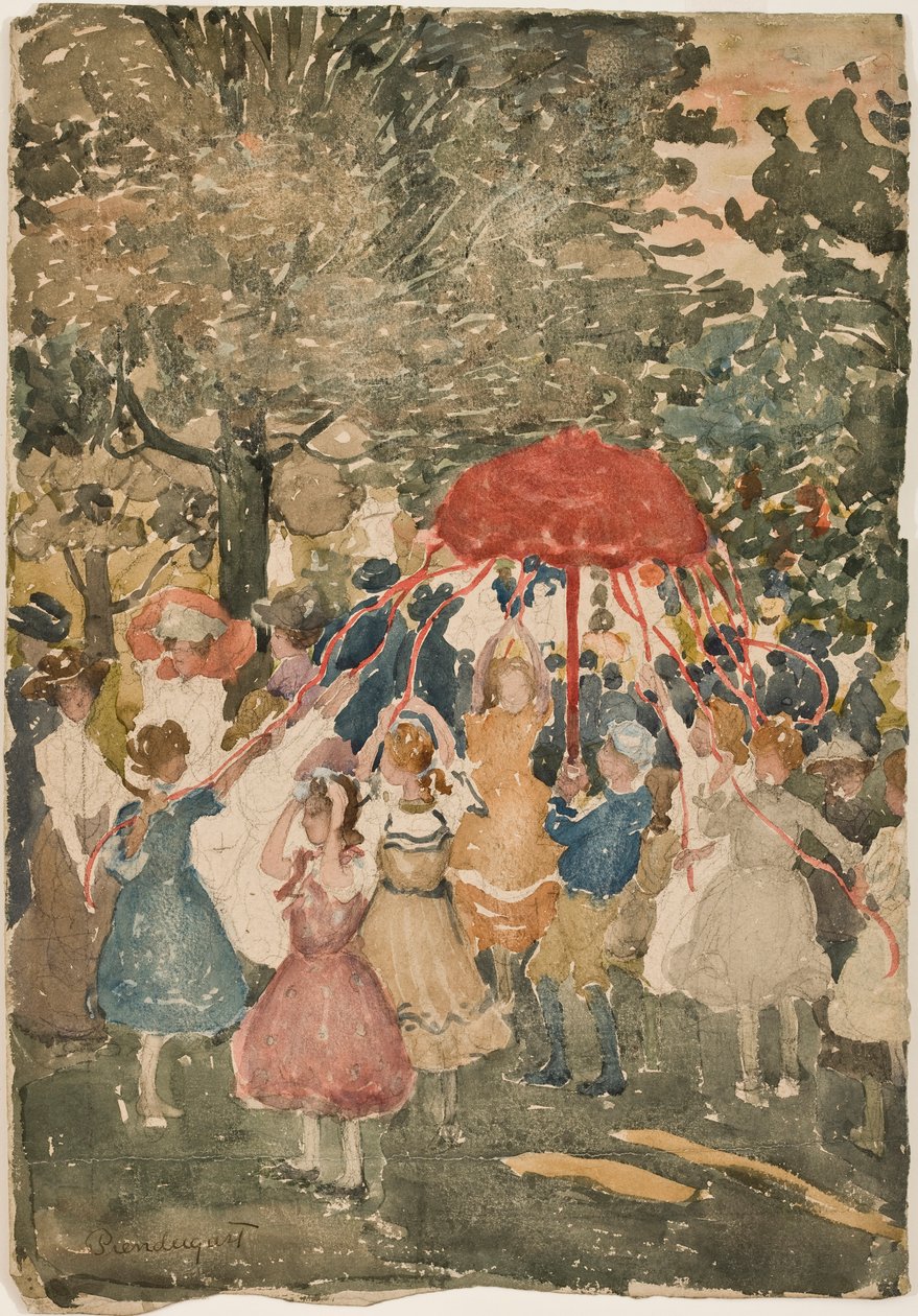 Maypole, 1902 de Maurice Brazil Prendergast