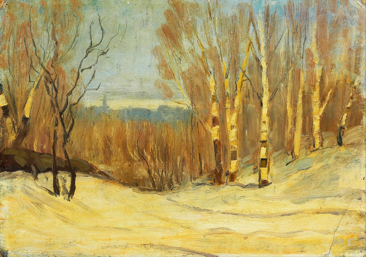 Invierno cerca de Montreal de Maurice Galbraith Cullen