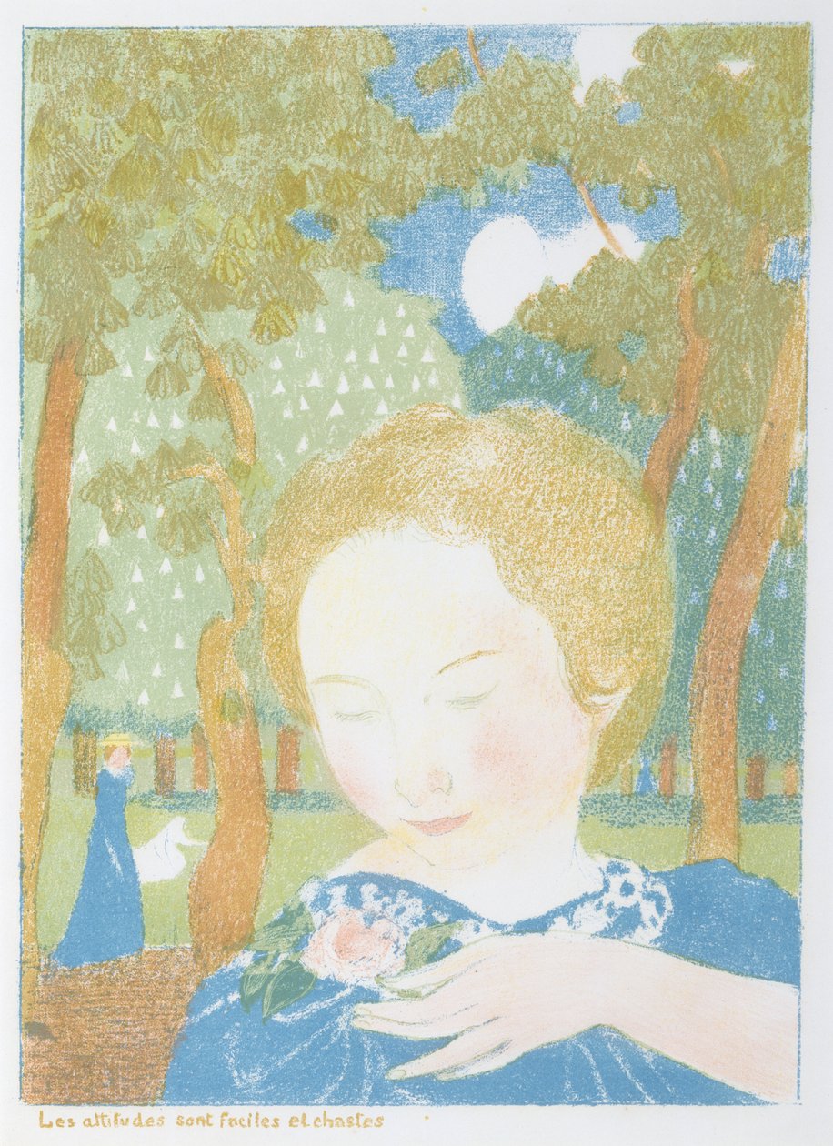 Las actitudes son simples y castas de la serie Amor, publicada en 1895 de Maurice Denis