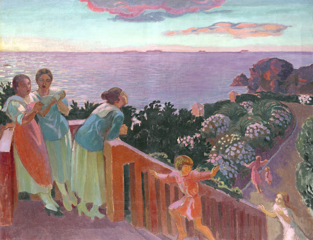 Balcón a Silencio, 1918 de Maurice Denis