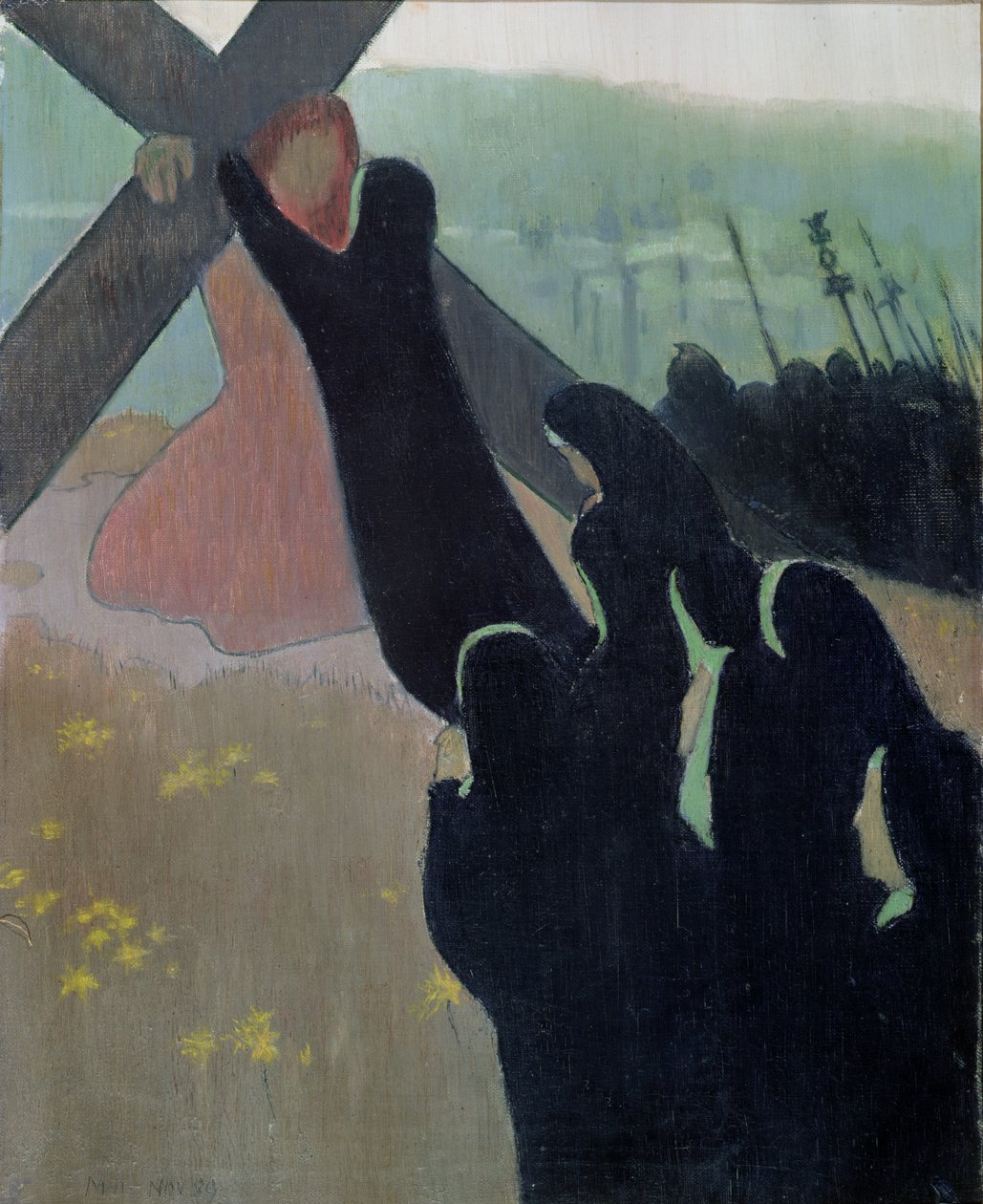 Calvario o, El Camino al Calvario, 1889 de Maurice Denis