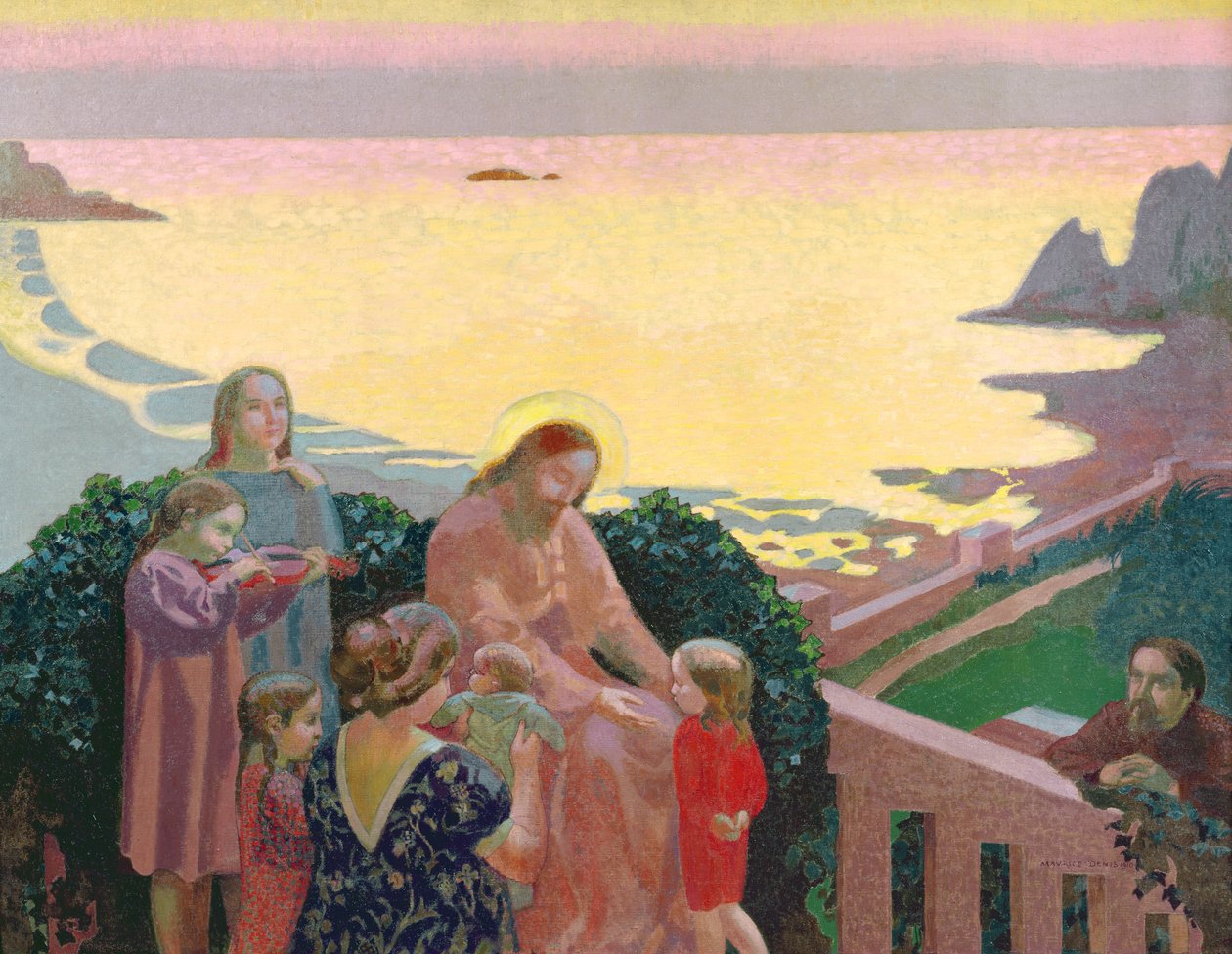 Cristo con los niños, 1910 de Maurice Denis