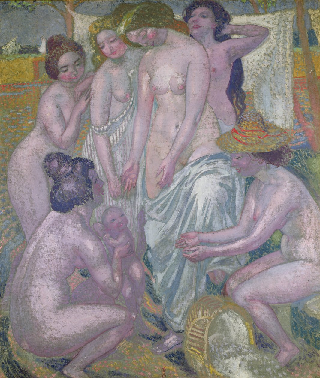 Moisés salvado del agua, 1900 de Maurice Denis