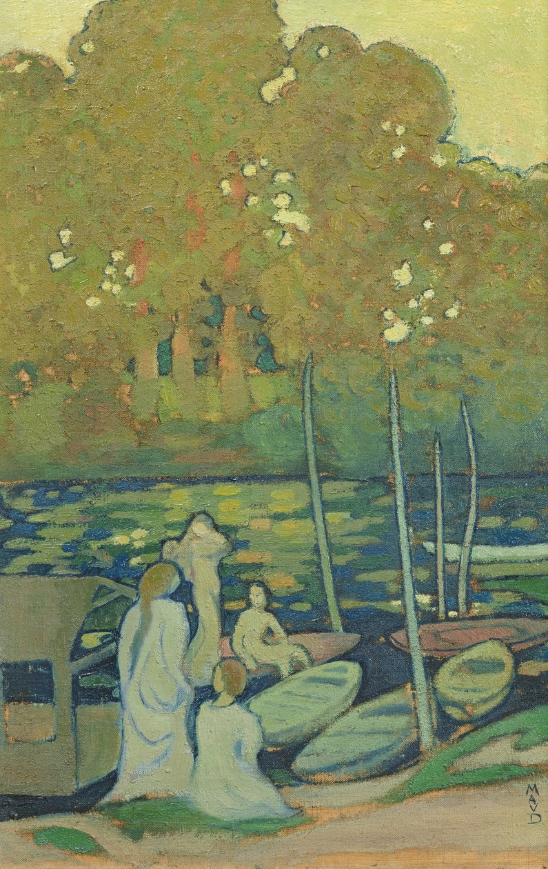 Ninfas, o El Sena en Port-Marly, c.1890 de Maurice Denis