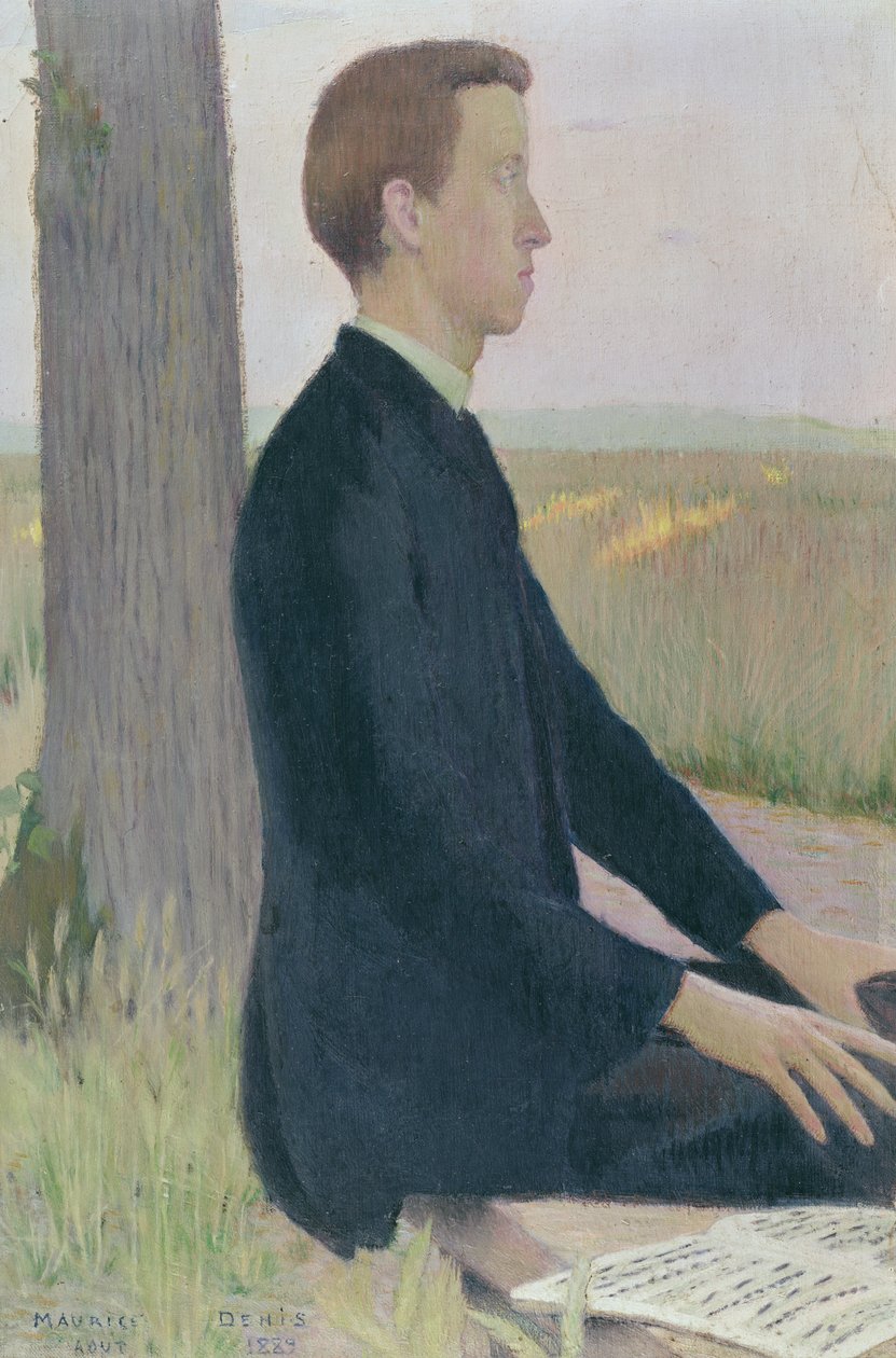 Retrato de Raphael Lemeunier, 1889 de Maurice Denis
