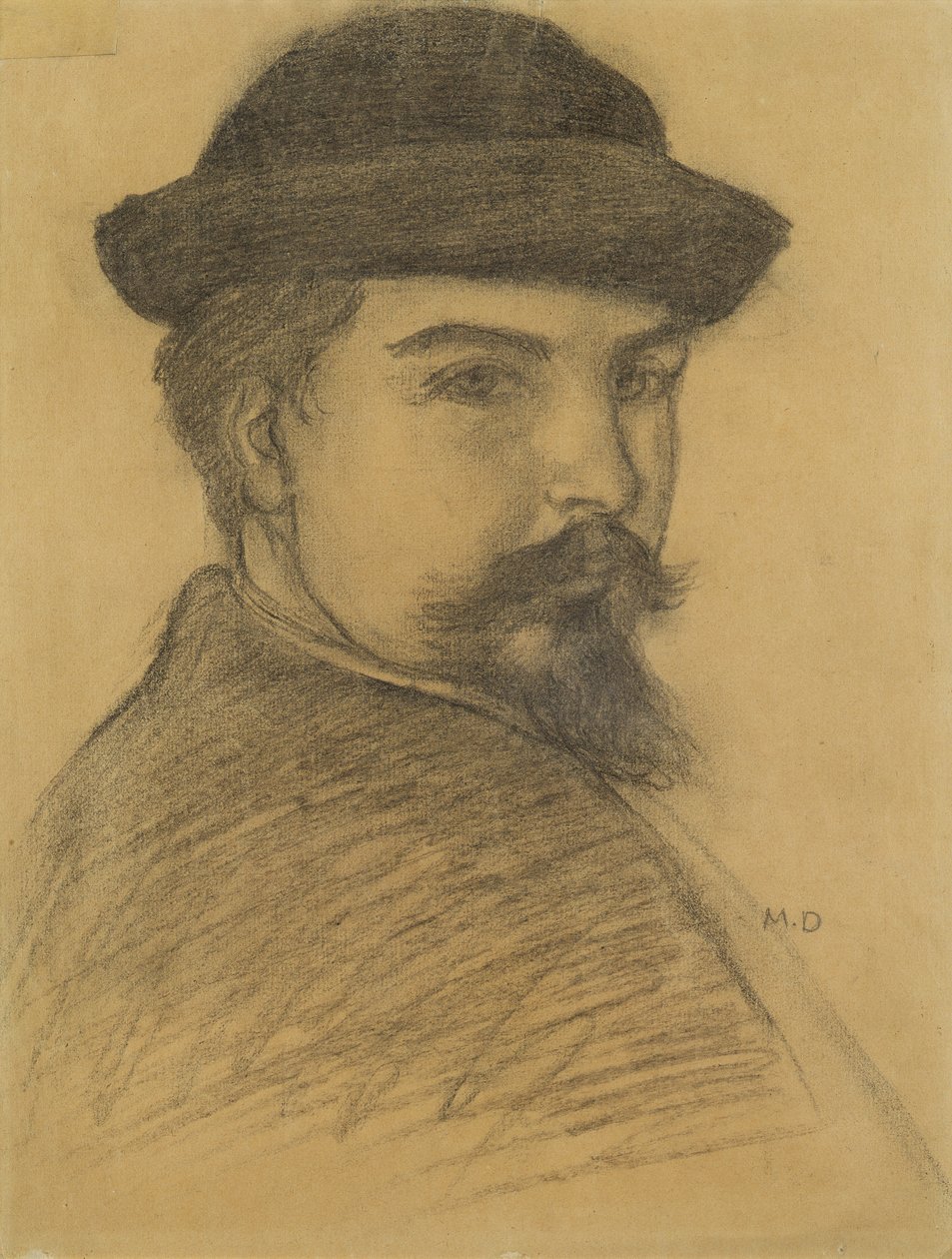 Retrato del artista con sombrero negro de Maurice Denis
