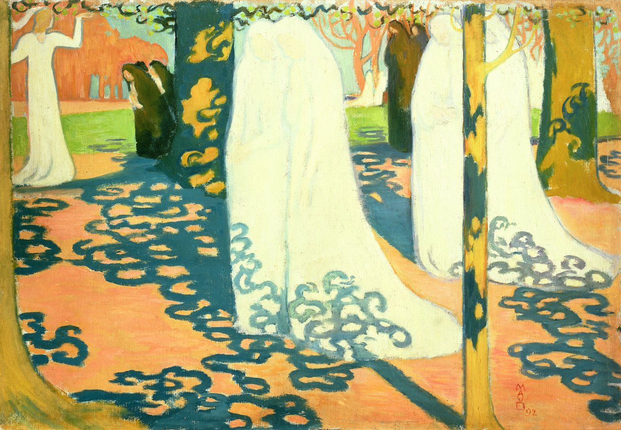 Procesión bajo los árboles, 1892 de Maurice Denis