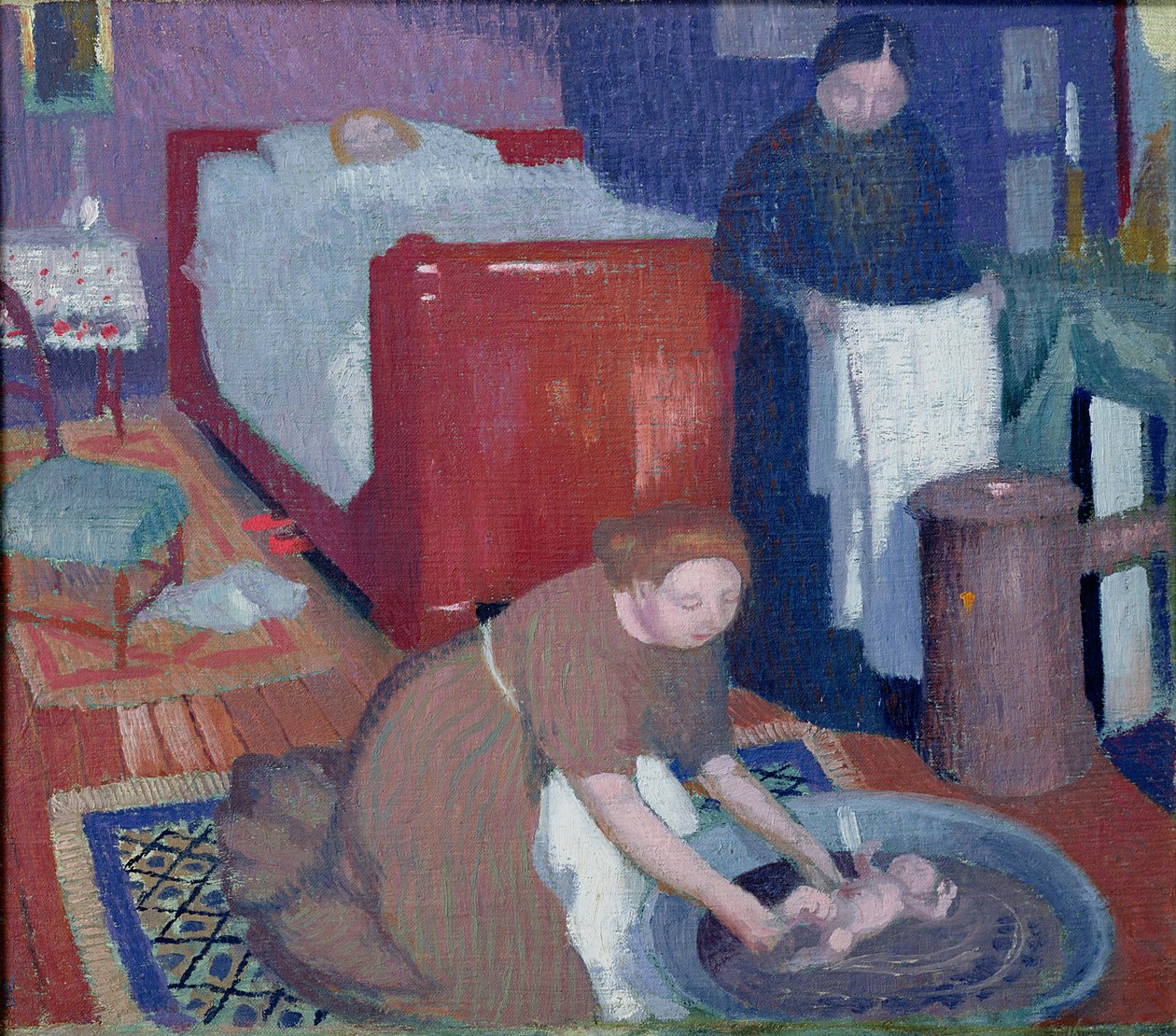 El primer baño, c.1899 de Maurice Denis