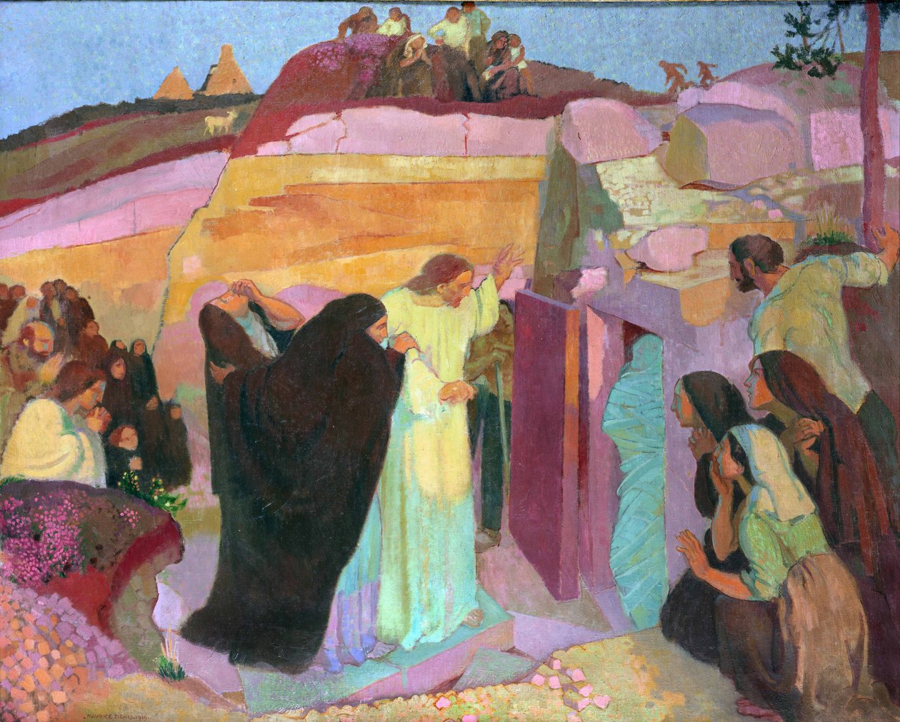 La resurrección de Lázaro, 1919 de Maurice Denis