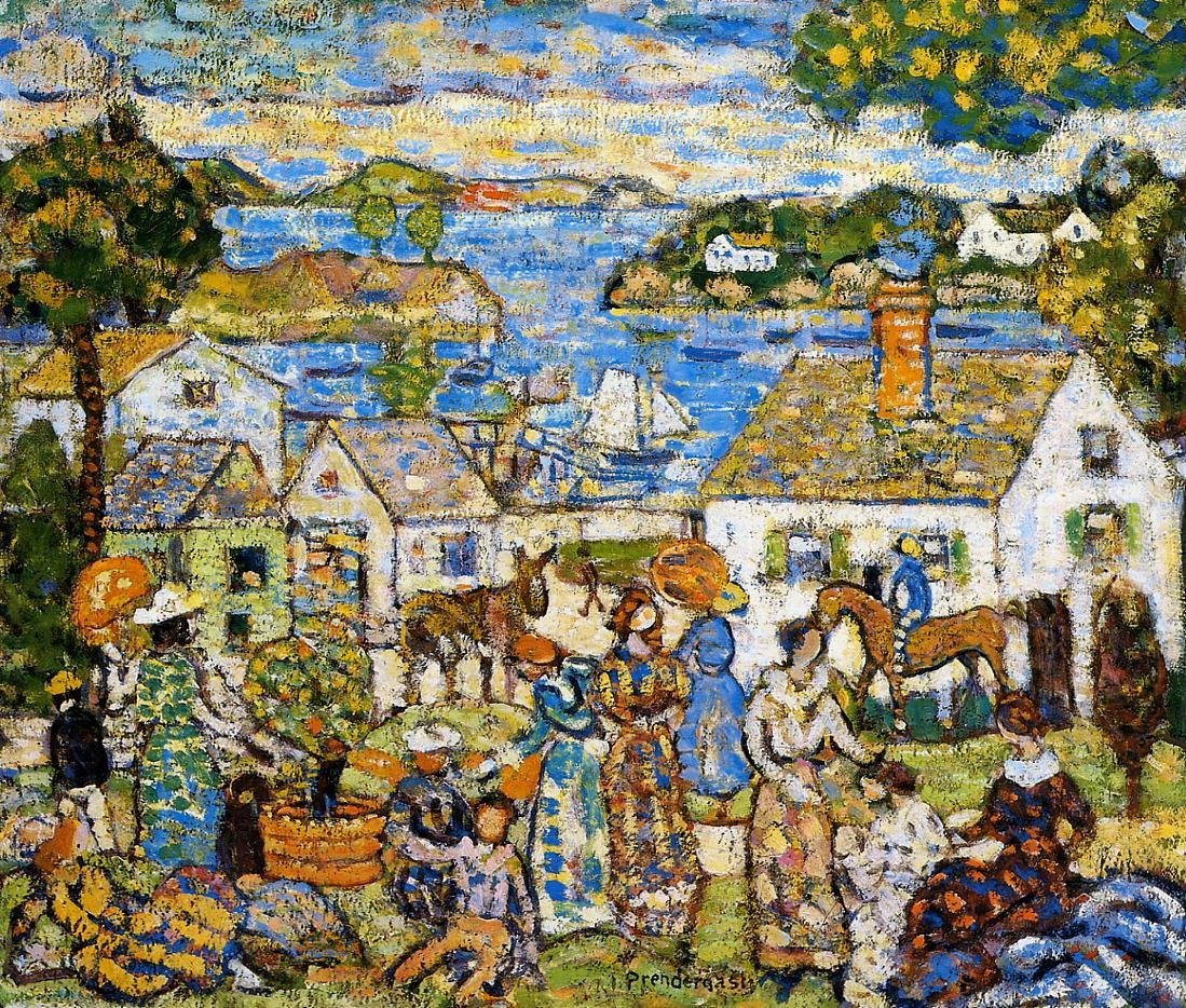 Puerto de Nueva Inglaterra de Maurice Brazil Prendergast