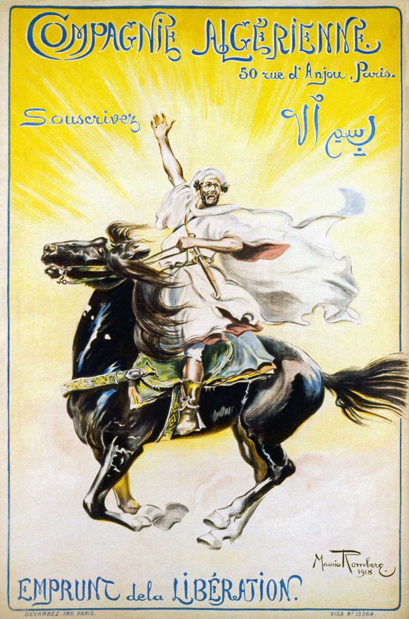 Compagnie Algérienne - Suscríbete - Préstamo de la Libertad, 1918 de Maurice Romberg