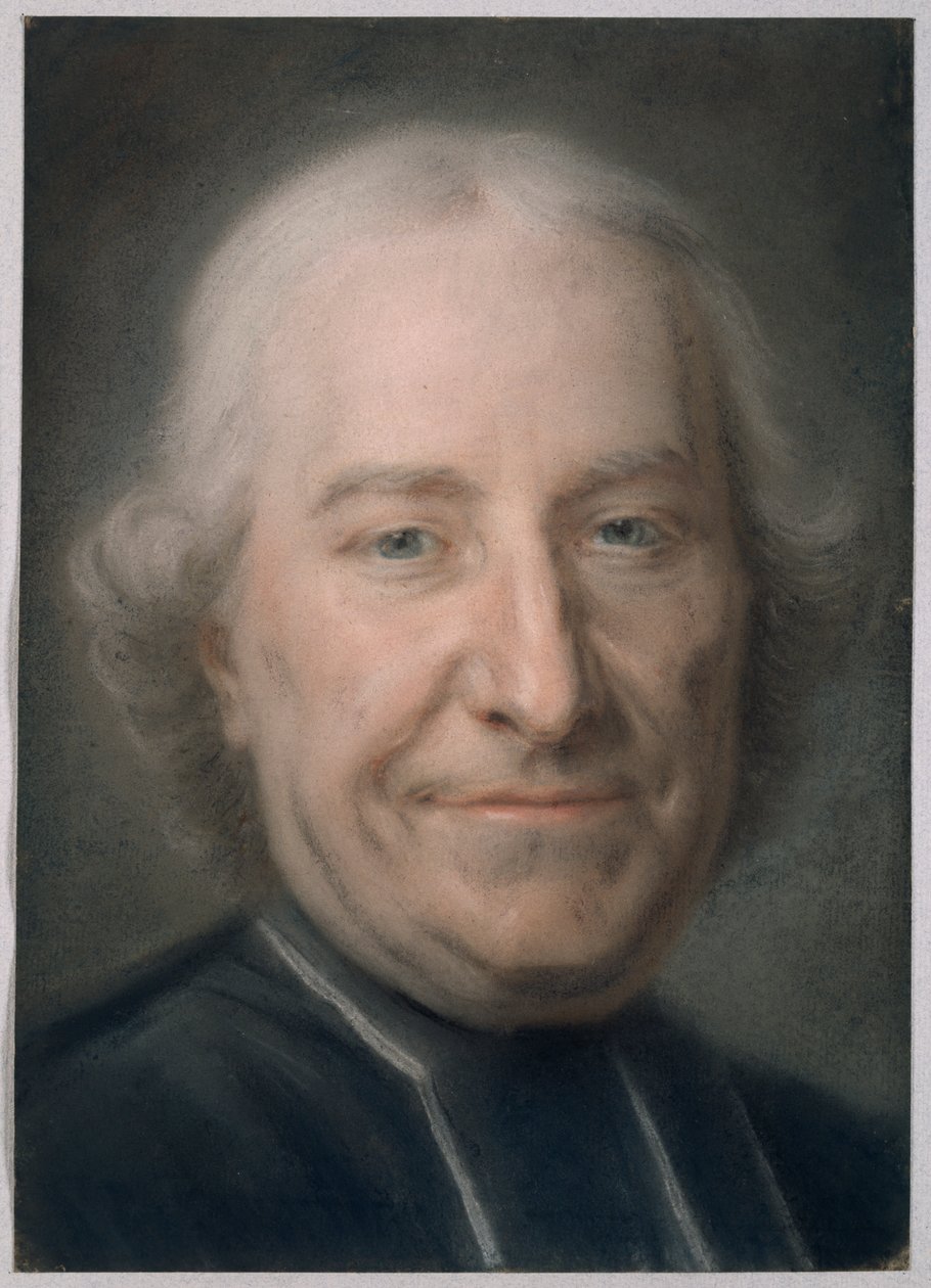 Retrato de Claude Charles Deschamps de Maurice-Quentin de La Tour