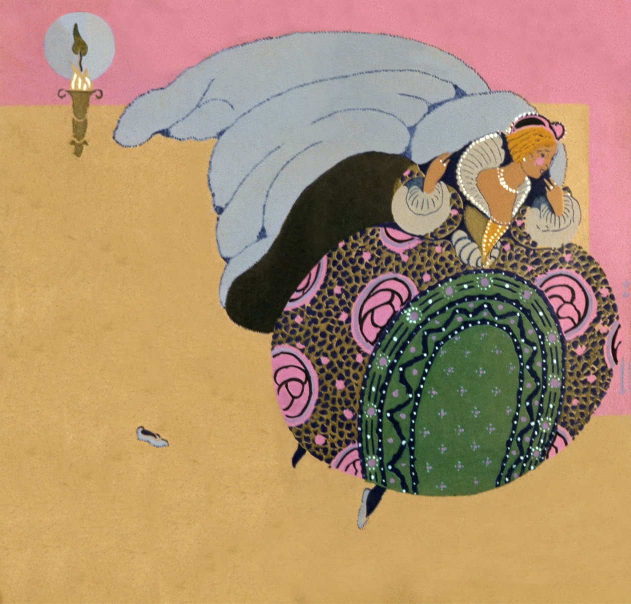 Cenicienta, c.1910-1920 (ilustración) de Maurice Berty