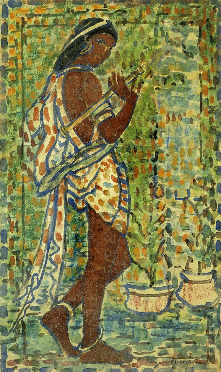 Bailarina Hindú de Maurice Brazil Prendergast