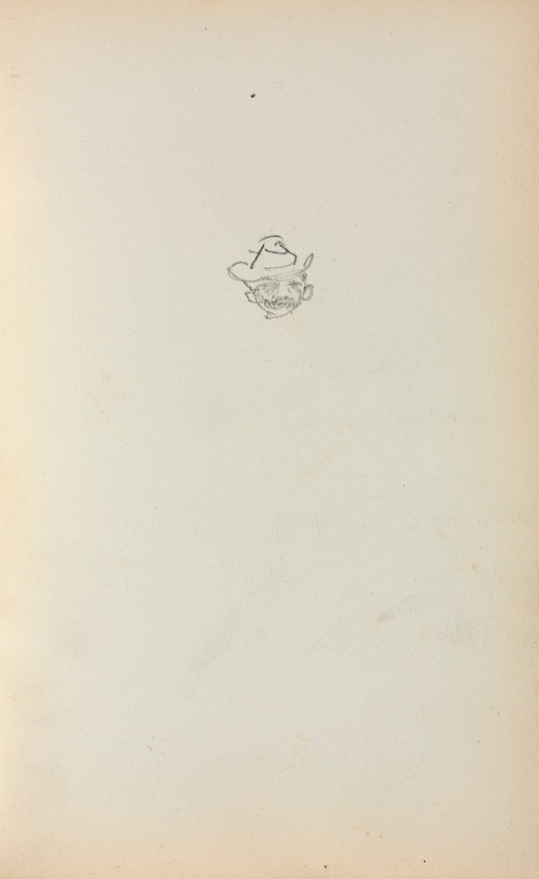 Cuaderno de bocetos italiano: Cabeza de un hombre página 223, 1898-1899 de Maurice Brazil Prendergast
