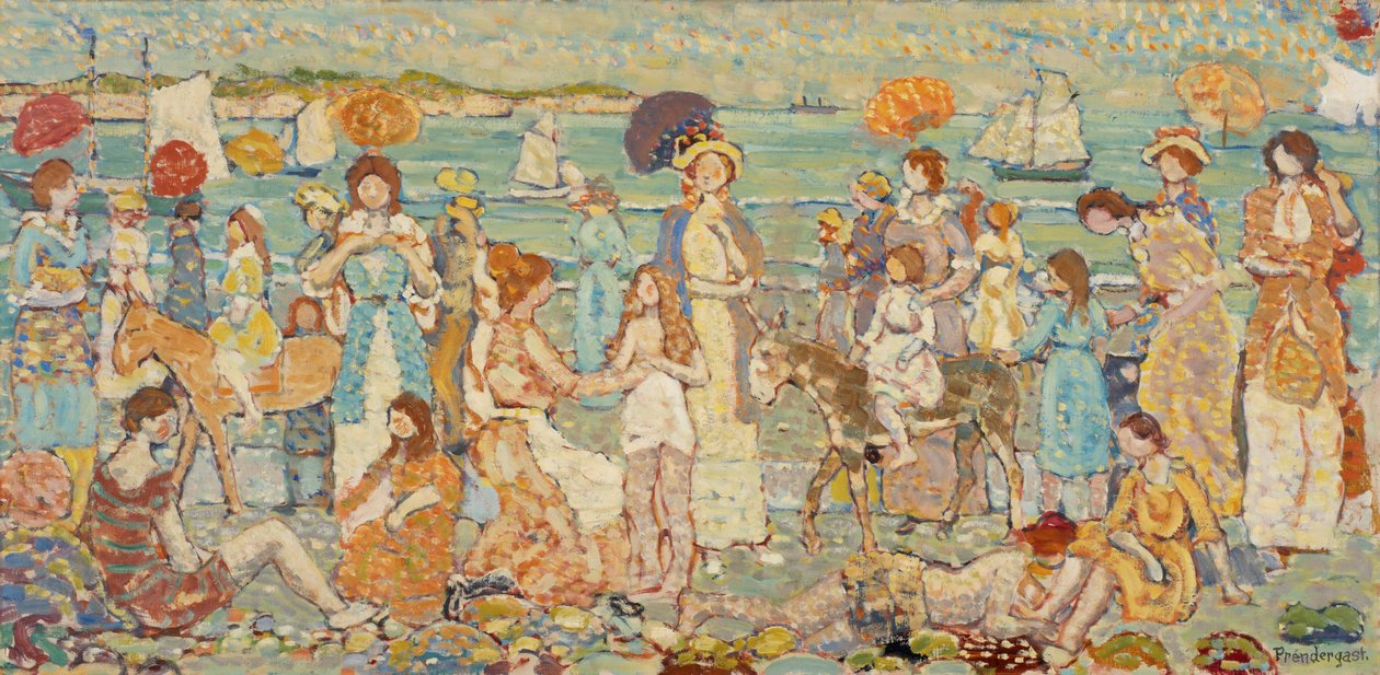 La Playa "No. 3""" de Maurice Brazil Prendergast