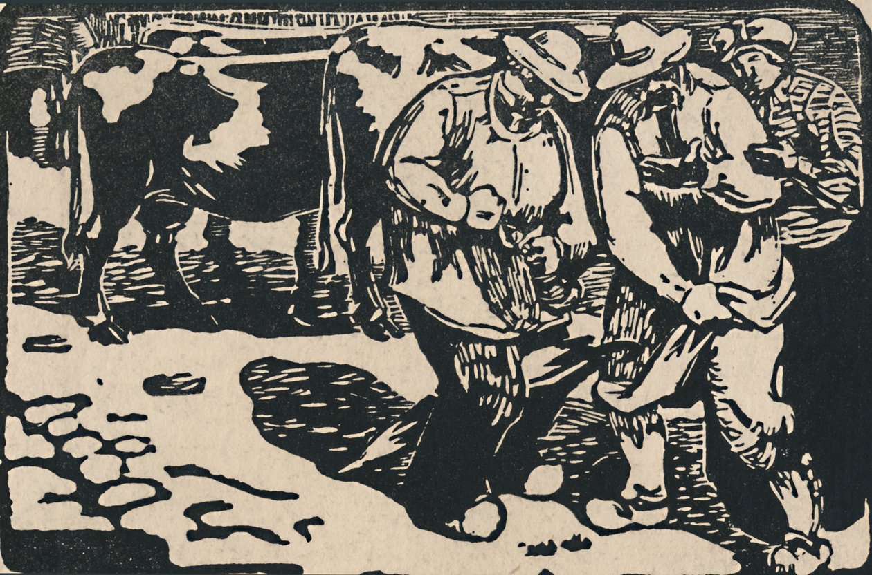 Marché En Auvergne - De Au Pied Des Puys, 1919 de Maurice Busset