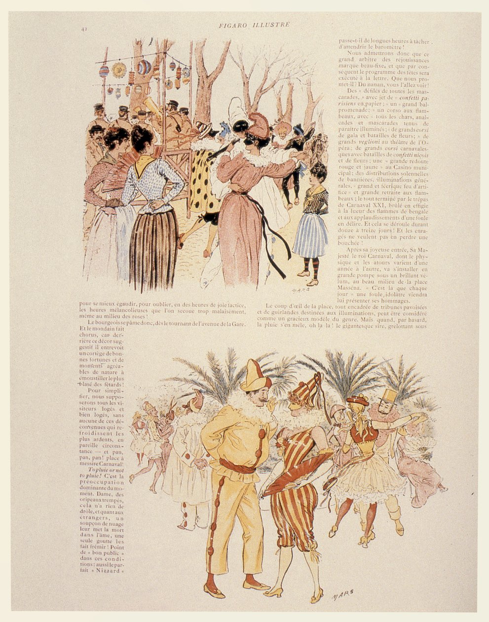 Carnaval de Niza, 1894 de Maurice Charles Mathieu Bonvoisin