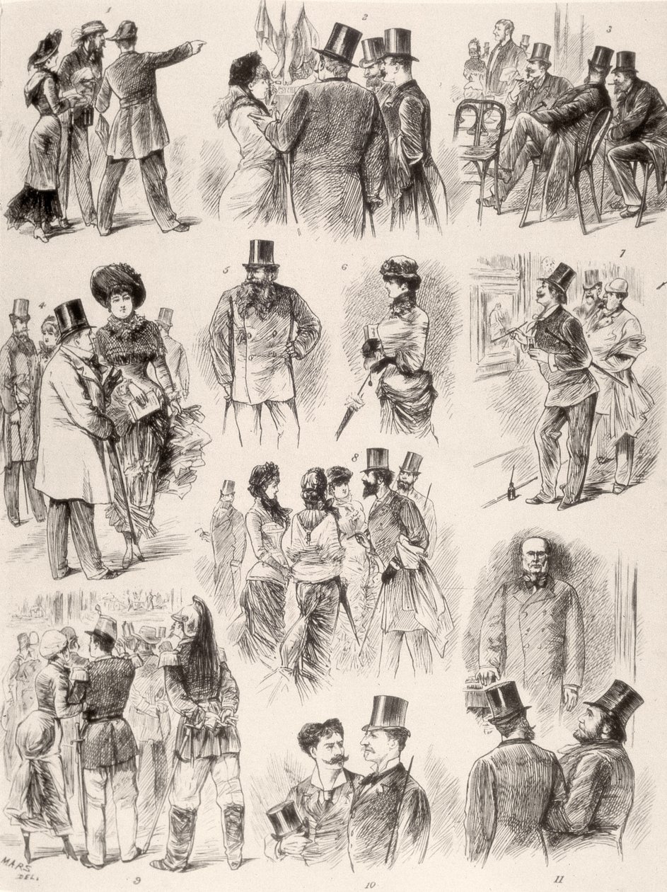 Apertura del Salón de París, 1880 de Maurice Charles Mathieu Bonvoisin