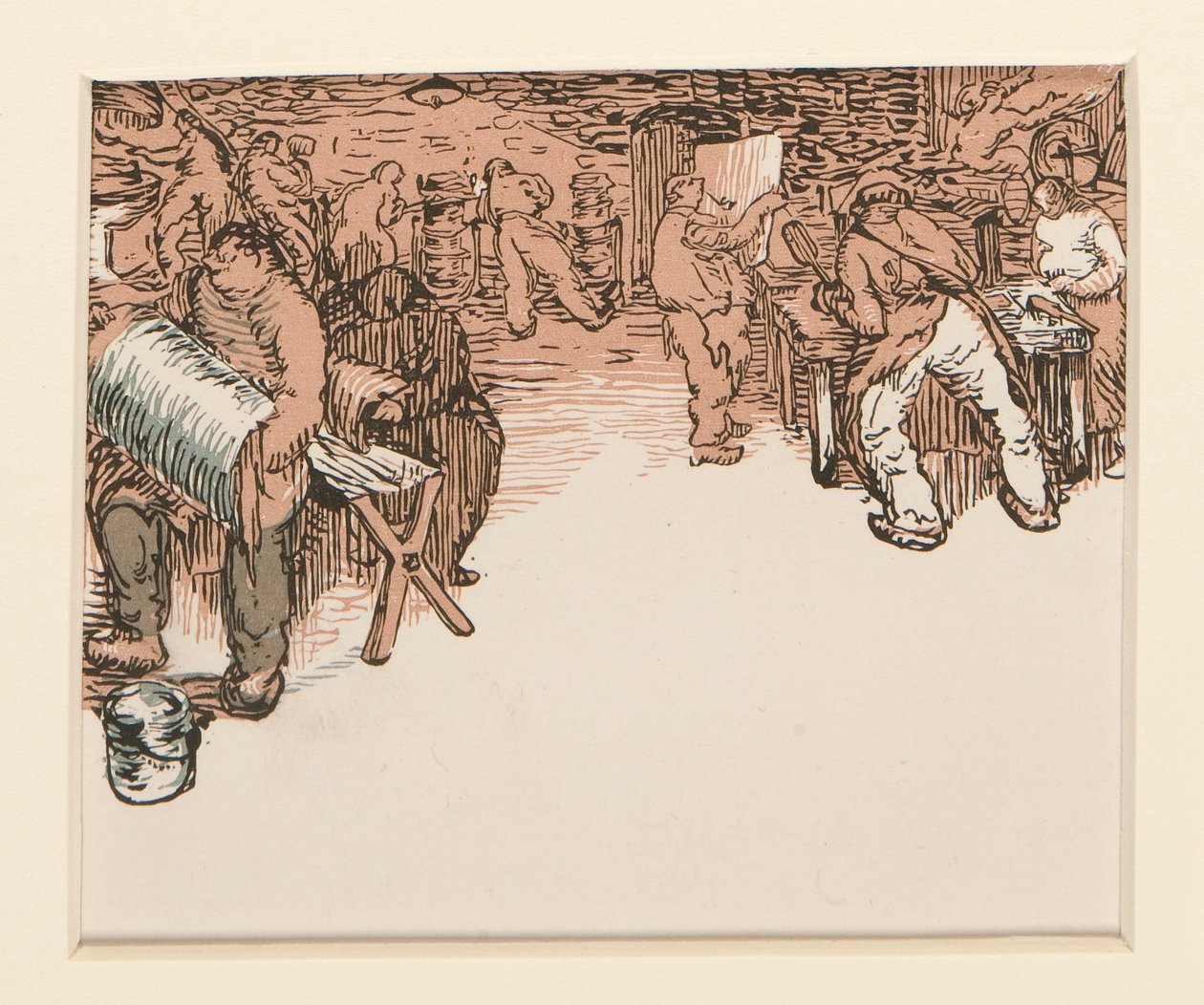 Los vendedores ambulantes de La Pensee (ilustración, p. 3)) de Maurice Delcourt